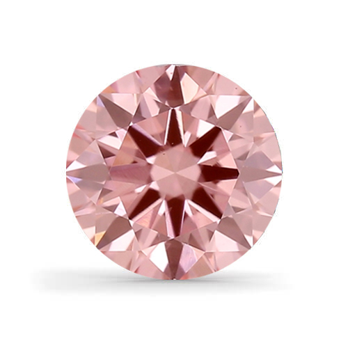 Neosadený laboratórne vyrobený ružový diamant 0.27ct VS/PINK